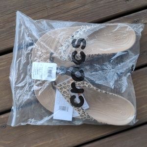 Croc sandals